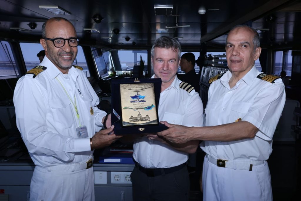 Suez Canal welcomes first large container ship since March 2024
